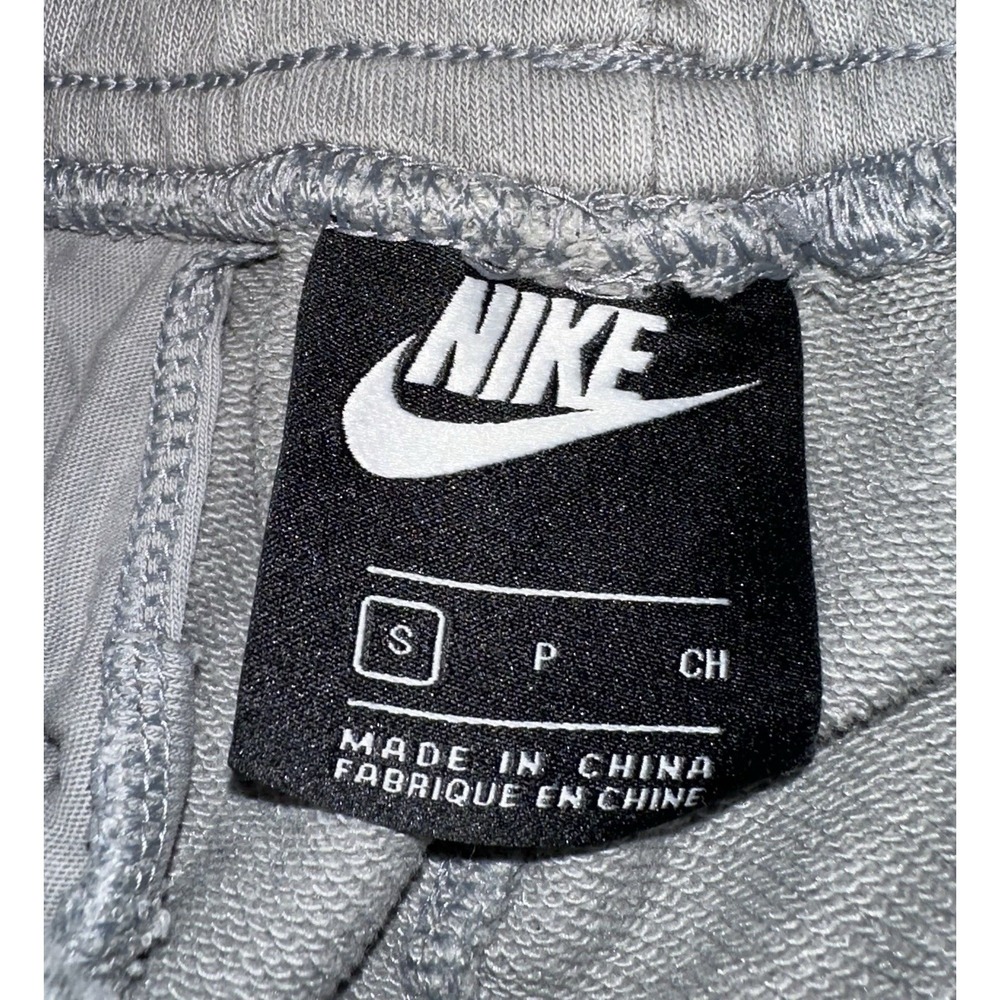 Nike Sportswear NSW Swoosh Logo Shorts French Terry Grey Small CJ4882-073 - Picture 2 of 5